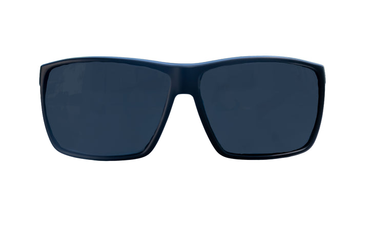Mutiny floating sunglasses, gunmetal frame with smoke polarized lens