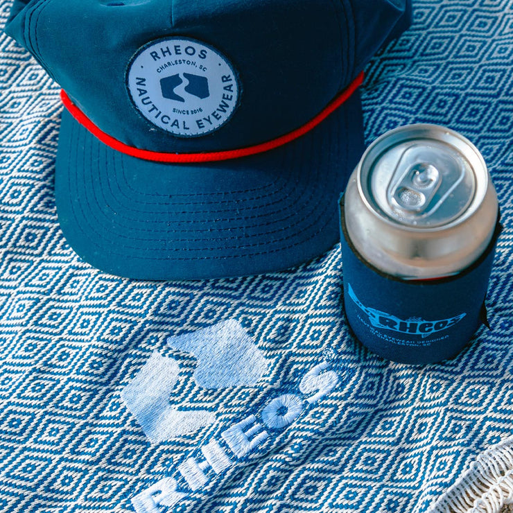 Rheos Patch Navy Snapback Hat